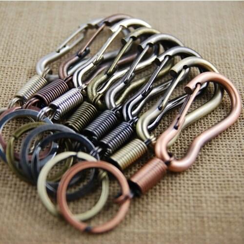 Pear-Shaped carabiner keychain simple car key chain key holder high quality sleutelhanger chaveiro llaveros hombre