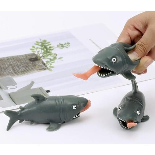 Turtle Shark Model Prank Squeeze Stress Relief Massage Decompression Toy Gift