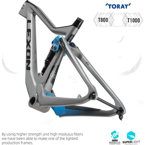 LEXON Mountain Bicycle Frame XC Bike Frames Carbon Mountain Bike Full Suspension 29 Boost frame XC Cross Country Trial frame