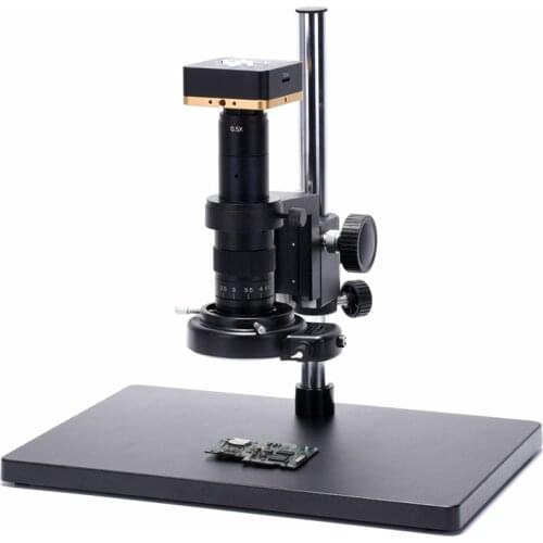 New 150X Lens 34MP 2K 1080P 60FPS FHD HDMI-Compatible USB Digital Industrial Microscope Camera for Mobile Repair Soldering