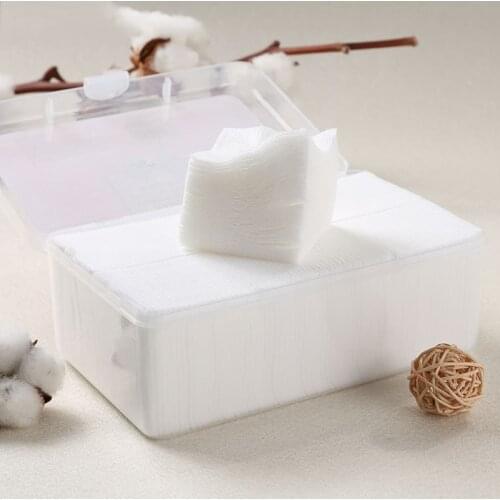 1000Pcs/Set Disposable Makeup Cotton Pads Wipes Soft Makeup Remover Pads Nail Art Clean Ultrathin Facial Cleansing Wipe Tool