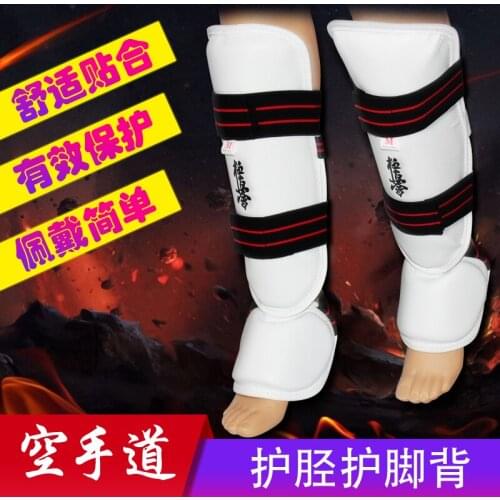 Shin Guards kick boxing protector Sanda taekwondo boxing Leggings Ankle shin protection karate MMA Muay thai shin pads Protector