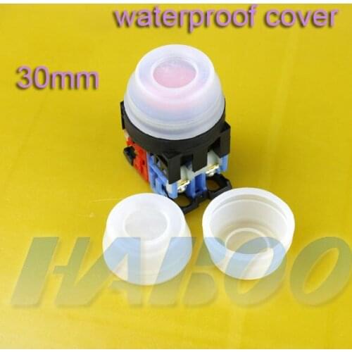 50pcs/lot dia.30mm silica gel protection cover for switchmanufacture directly oil-proof dust-proof seal cover waterproof cover