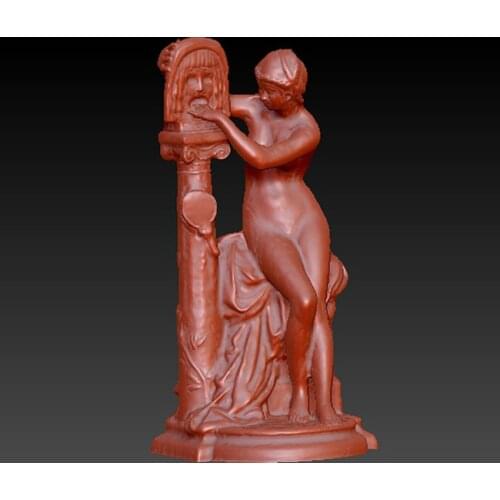 Women sculpture Artwork STL format file 3d model relief for CNC, Artcam, Aspire, Decors