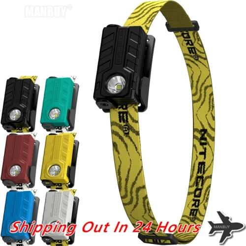 Free Shipping Nitecore NU20 Built In Rechargeable Li-ion Battery 360 Lumens CREE XP-G2 S3 LED Headlamp Outdoor Camping Running