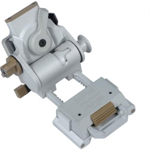 Alloy L4 G24 Tactical Helmet Scope Mount CNC Fast NVG Helmet Mounts Adapters Breakaway Base for Night Vision Goggle Gray