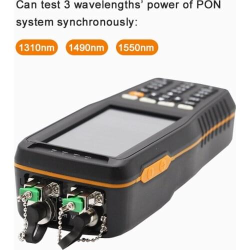 TM70B PON 1MW VFL optical power meter Multifunction with Wavelengths 1310/1490/1550nm optic fiber equipmet