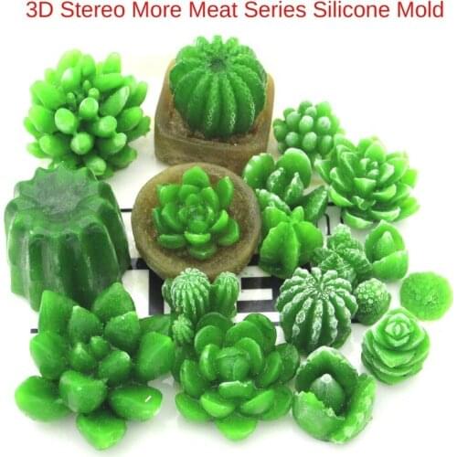 Three-dimensional Succulents Baking Silicone Mold Customization, Cake Mousse Dessert Chocolate Mold DIY Making Resin Mold