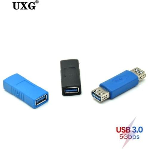 Super Speed USB 3.0 Type A Female To Female Connector Converter USB Adapter Mother To Female Adapter For Laptop Computer Cables