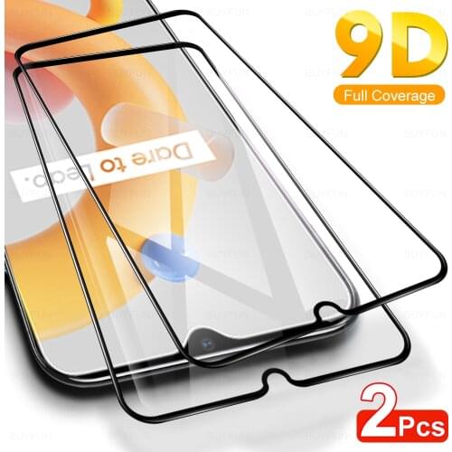 2Pcs Full Cover Tempered Glass For OPPO Realme C11 2021 Glasses Protective Glas For Realmi Realmy C 11 6.52" 21 Protection Film