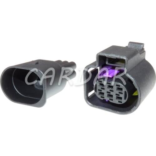 1 Set 6 Pin 1928404669 Vehicle Speed Accelerator Pedal Plug Oxygen Sensor Socket For VW Cadillac