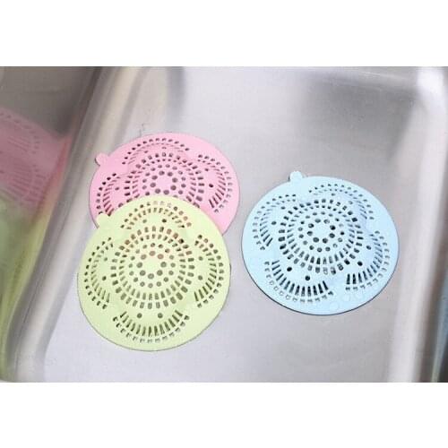 1PC Kitchen Silicone Tools Sewer Drain Fruits Vegetables Hair Colanders & Strainers Multi-Purpose Bathroom Sink Filter OK 0531