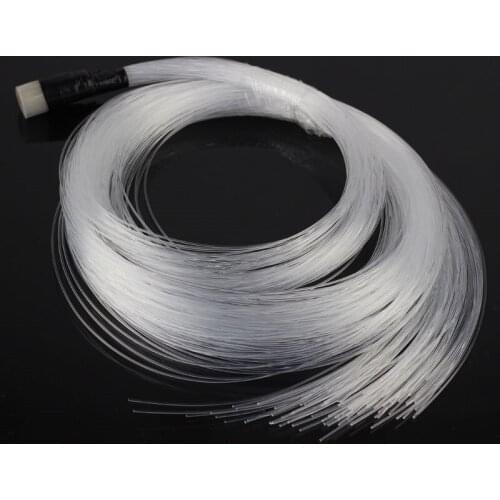 50pcs 1.5MM(Dia.) End Glow Fiber Optic Cable PMMA Plastic Wire Light Engine Driver Flexible Starry DIY star ceiling SKY lighting