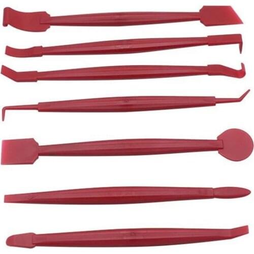 7pcs/set Car Vinyl Wrap Film Squeegee Scraper Tools Edge-closing Tool for Automobile Film Sticking Car Styling Auto Accessories
