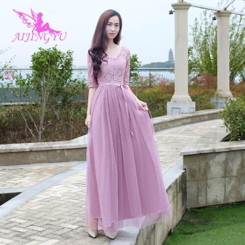 AIJINGYU 2021 2020 new elegant dress women for wedding party bridesmaid dresses BN242