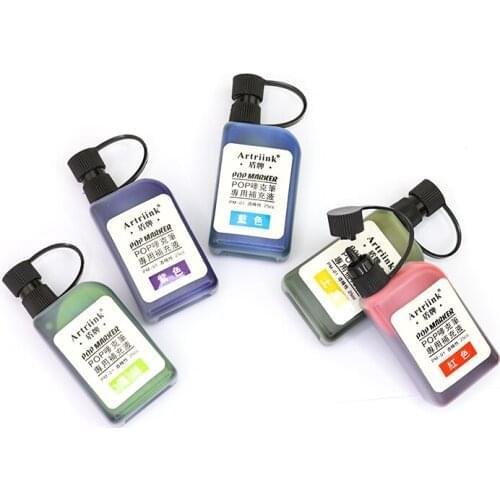 Artriink Single Replenisher For POP Marker Pen Portable Economical Marker Refill Oil Ink For School Art Students Supplier