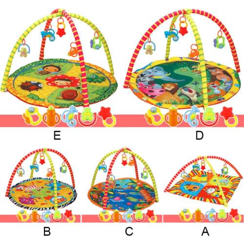 Kids Children Baby Fitness Rack Game Blanket Crawling Carpet Mat Gym Toys Intellectual Development New Design Baby Gyms Playmats