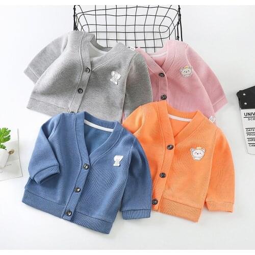Brand Childrens Clothes Autumn Winter Kids Knitted Sweaters Girls Boys Long Sleeve Sweatshirt Baby Cardigan Jacket Coat Outfits