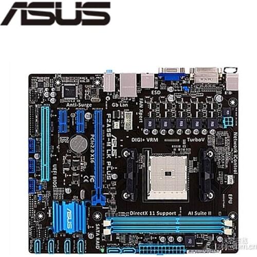 For ASUS F2A55-M LK PLUS Motherboard Socket FM2 DDR3 For AMD A55M A55 Original Desktop Mainboard SATA II Used Mainboard