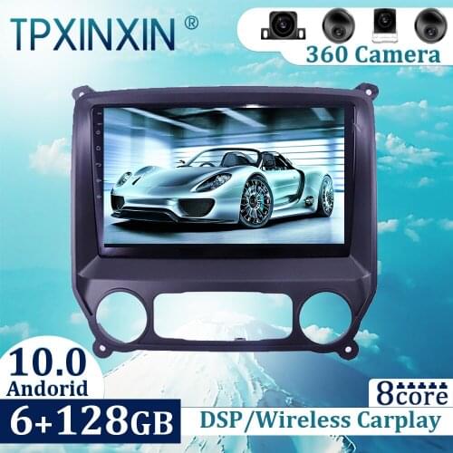 For Chevrolet Silverado GMC Sierra VIA Vtrux Truck 2014 Android 10 Carplay Radio Player Car GPS Navigation Head Unit Car Radio