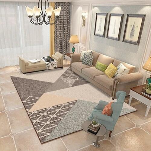 Carpet Living Room Ins Nordic Sofa Coffee Table Blanket Gray Bedroom Non-slip Household Easy-care Cushion
