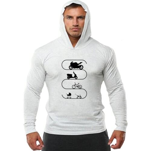 Car Bike Bicycle Motorcycle Evolution TShirts Classic Summer Tees Lovers Cotton O-Neck Print Short Sleeve T-Shirt Men Hoodie