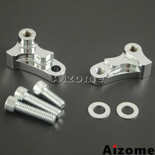 Chrome Motorcycle 1.75" Drop Lowering Kit For Harley Dyna FXD Super Glide Wide Glide Street Bob Fat Bob Low Rider 2006-2017