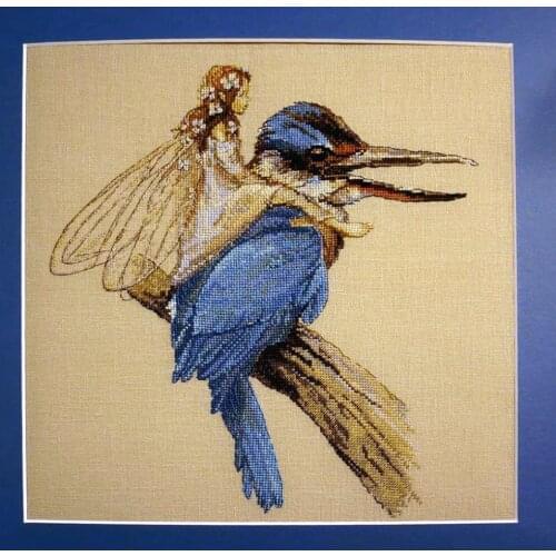 14/11/18/22/16/28/25ct popular lovely counted cross stitch kit blue bird fairy Nimue NIUM