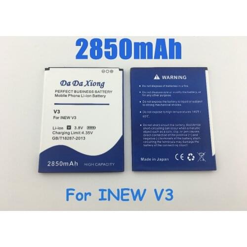 New 2850mAh V3 V3C Battery For Inew V3 Battery V3 Plus V3C High Quality Replacemetn Mobile Phone