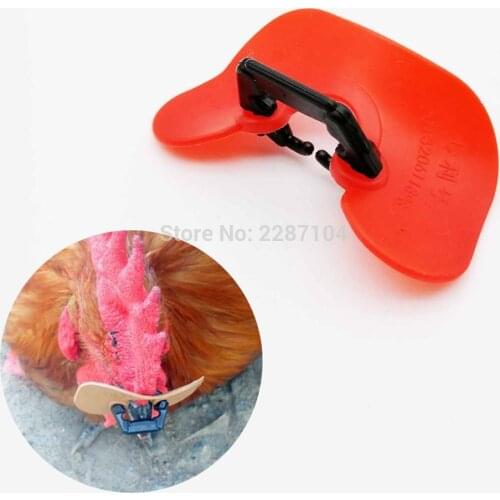 12pcs Soft Pinless No Pin Bolt Chicken Peepers Eye Glasses Pheasant Poultry Blinders Spectacles Anti-pecking