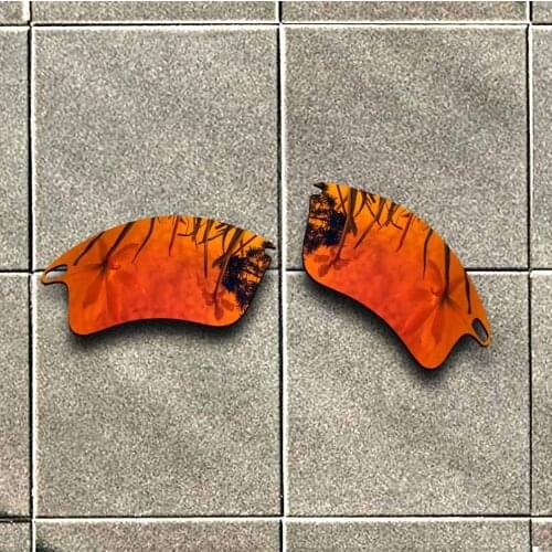 Fire Red Polarized Sunglasses Replacement Lens for-Oakley Fast Jacket XL Frame 100% UV Protection Good Fitness