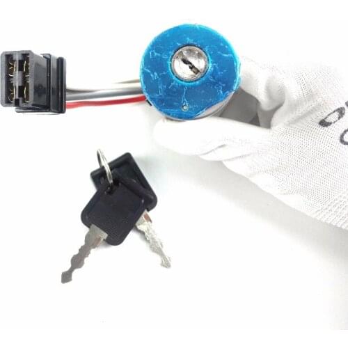 Ignition switch for R4 R6 R12 Rubber/Key 013710 7700533353