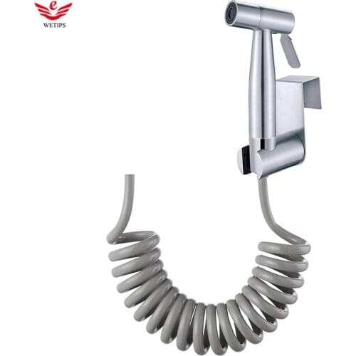 Wetips Portable Bidet Hygienic Shower For Toilet Wash Bidet Shattaf Toilet Spray Handheld Sprayer Ducha Portatil WC Dusch Spray