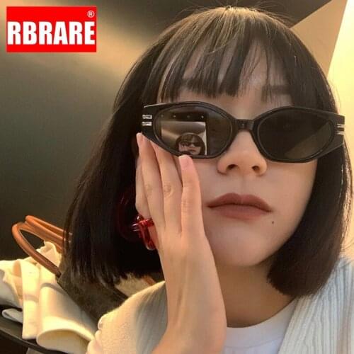 RBRARE Fashion Small Frame Sunglasses Woman 2021 Luxury Brand Designer Cat Eye Sunglasses Men Shades Glasses Gafas De Sol Hombre