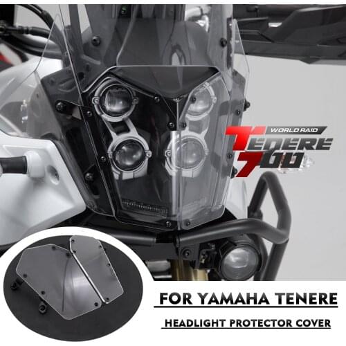 Tenere 700 Headlight cover For YAMAHA TENERE 700 T7 T 700 2019 2020 Motorcycle Accessories PVC Headlight Guard