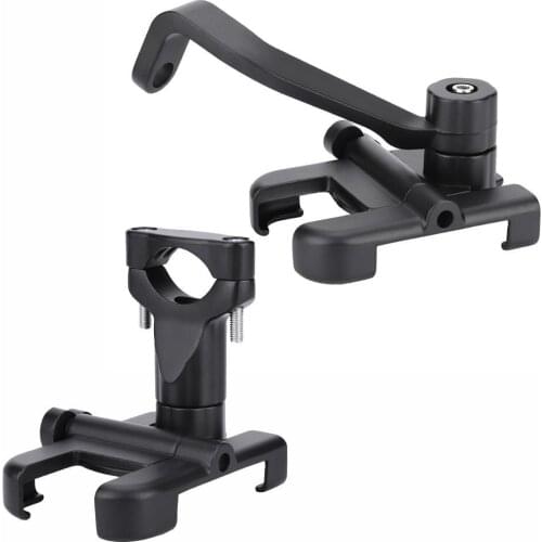 Shockproof Bike Phone Holder Motorcycle Bicycle Rotatable Navigation Mount Support Bracket GPS Stand Handlebar/Rear Mirror Type