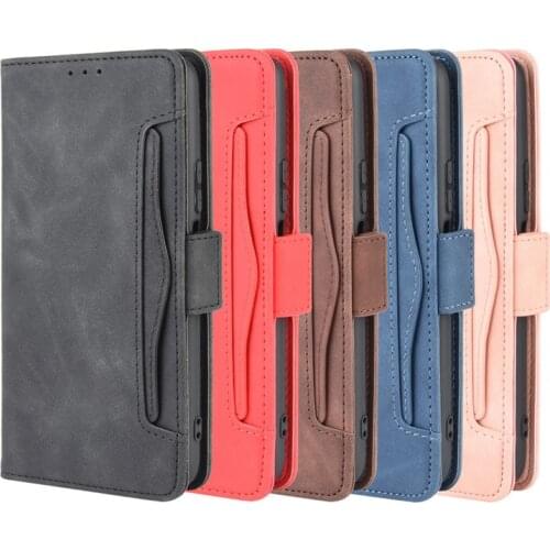 Nova7SE Case Vintage Business Leather Coque Wallet Cover Full Card Slot Stand Flip Para Shell for Huawei Nova 7se Capa