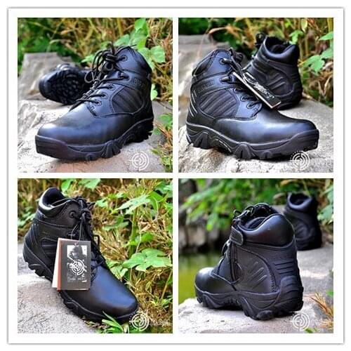 Hot Sale Tactical Boots Military Desert Combat Outdoor Climbing Shoes Breathable Wearable Hiking Camping Trekking Boots 2 color