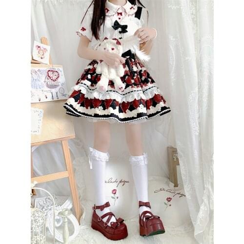 Fashion Gothic Punk Loli Girls Female Japanese Cosplay Anime Lolita Shoes Women Harujuku Dark Goth Thick Bottom Bow Buckle cos