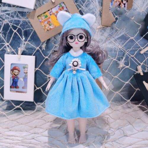 1/6 BJD Doll Clothes 30 Cm Girl Princess Fashion Clothes Doll Accessories DIY Best Gift Toys for Girls