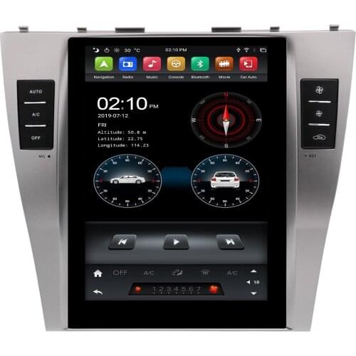 4gb DSP IPS Vertical Screen PX6 6-Core 9.7" Android 9.0 Car DVD Auto Radio GPS Bluetooth 5.0 WIFI for Toyota Camry 2006-2011