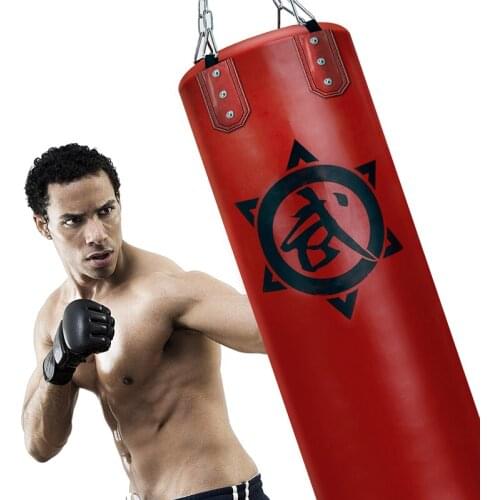 95cm Training Fitness MMA Boxing Punching Bag Empty Sport Kick Sandbag Muay Thai Boxer Training punch bag