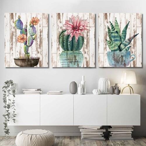 KAMY YI Plant Cartoon Cactus Cactus Flower Diamond Painting Cross Stitch 5D Diy Embroidery Mosaic European Home Decoration