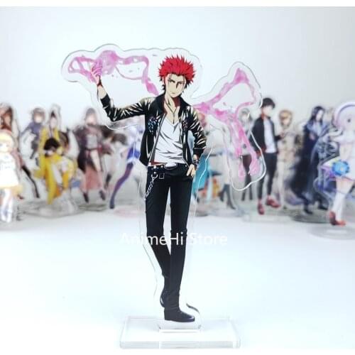 Anime K RETURN OF KINGS Isana Yashiro figura Yatogami Kuroh Suoh Mikoto Kusanagi Izumo acrylic dolls figure toy 15cm For Gift