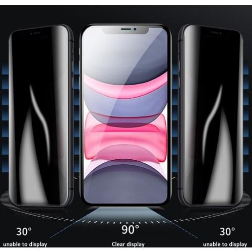 Privacy Anti-Spy Hydrogel Soft Full Screen Protector Film For iPhone X XR XS MAX 11 12 Pro Mini 2020 For iPhone 7 8 6 6s Plus