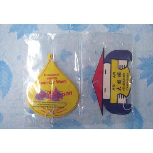 Free Shipping,2017 hot promotion make hanging paper car air freshener
