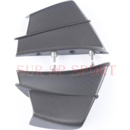Motorcycle Side Winglet Cover Farings For Ducati Panigale v4R 2018-2019 Full Carbon Fiber 100