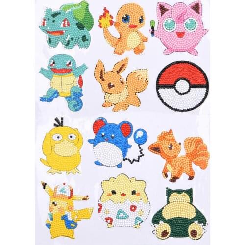 DIY Diamond Painting Random Stickers 5D kawaii stuff anime stickers Refrigerator Stickers Childrens Toy Gifts