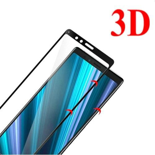 For Sony Xperia 1 3D 9H Full Coverage tempered Glass Screen Protector for Sony Xperia 1 J8110 J8170 J9110 glass Film
