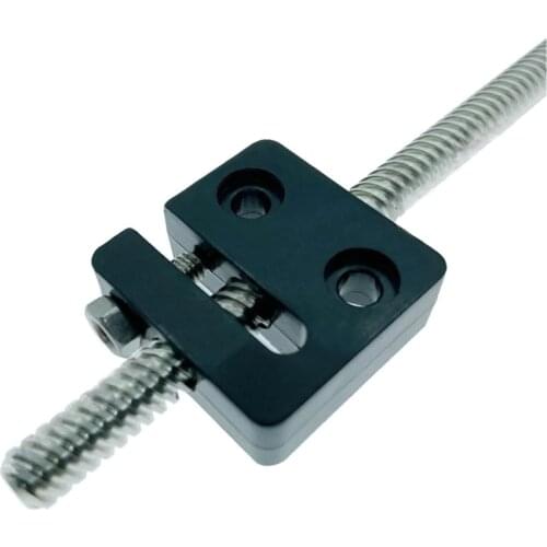 1pc T8 Lead Screw 8mm T type anti-backlash Nut Block Pitch 2mm Lead 1mm Lead 2mm 4mm 8mm 12mm 14mm for CNC 3D Printer parts